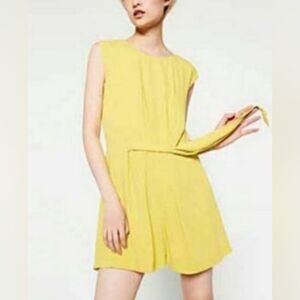 Zara Rayon Tie Front Romper